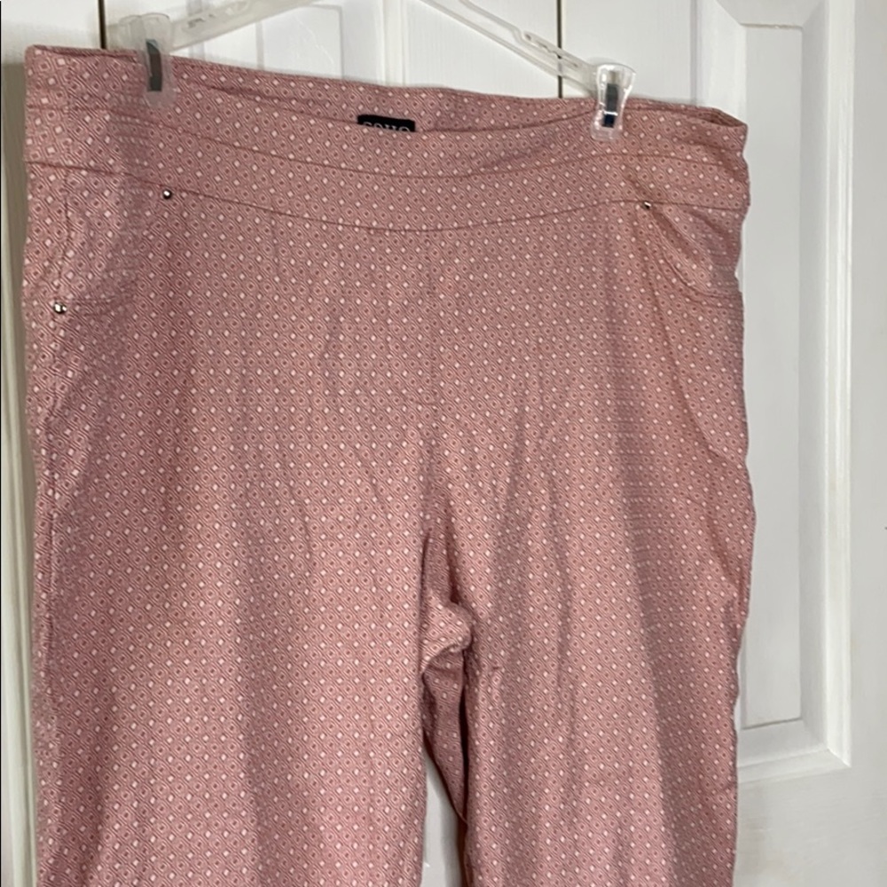 Pink Patterned Pants - image 3